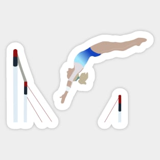 Uneven Bars Sticker